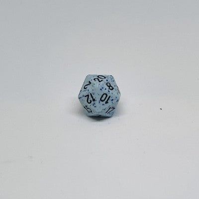 The Blue Speckle d20
