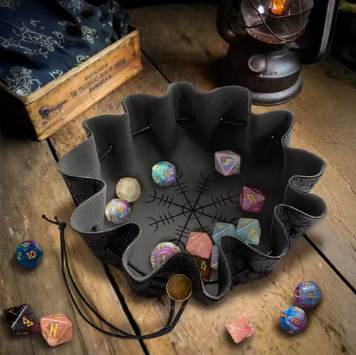 Drawstring Pouch and Dice Tray - The Ancient Evil