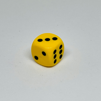 The Evil Yellow Eye d6