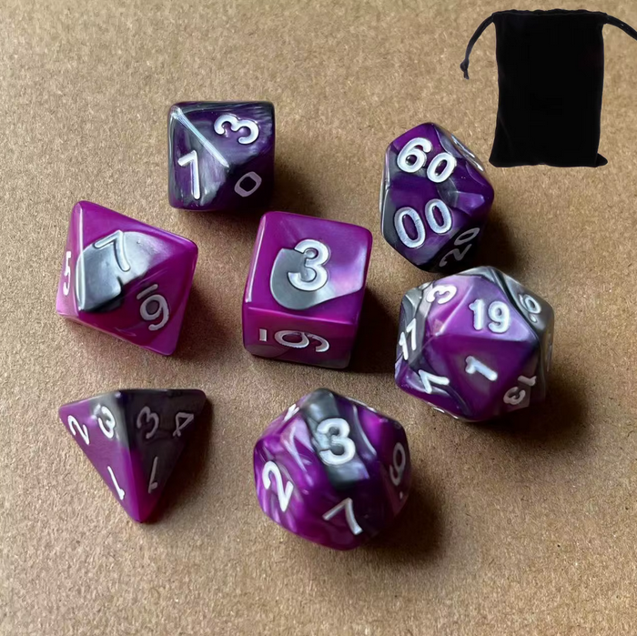 The RPG and DND Dice Value Set